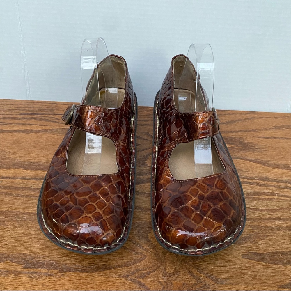 Algeria Mary Jane Brown Shoes 42 - Picture 2 of 9